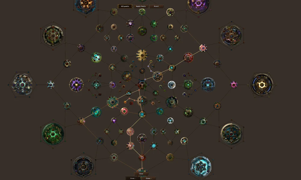 Path of Exodus passive tree