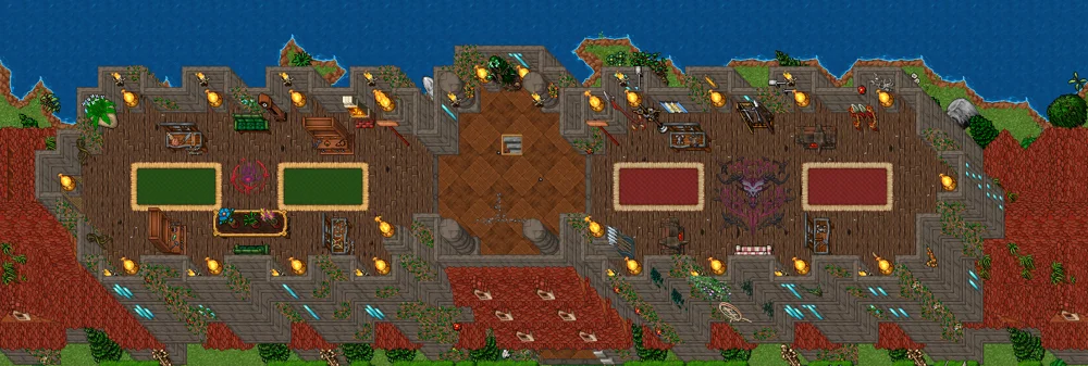 Crafting area overview